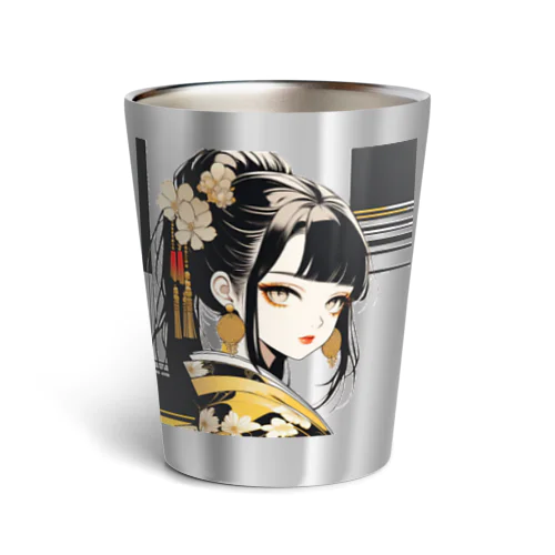 和風の優雅な美しさ Thermo Tumbler