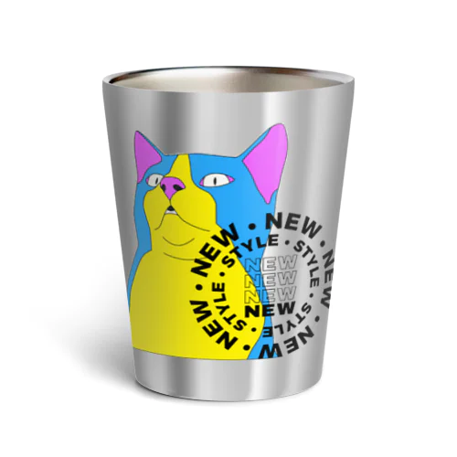 カラフルキャットスタイル Thermo Tumbler