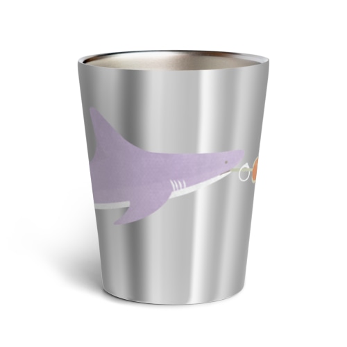 プロポーズへ向かうおサメさん Thermo Tumbler