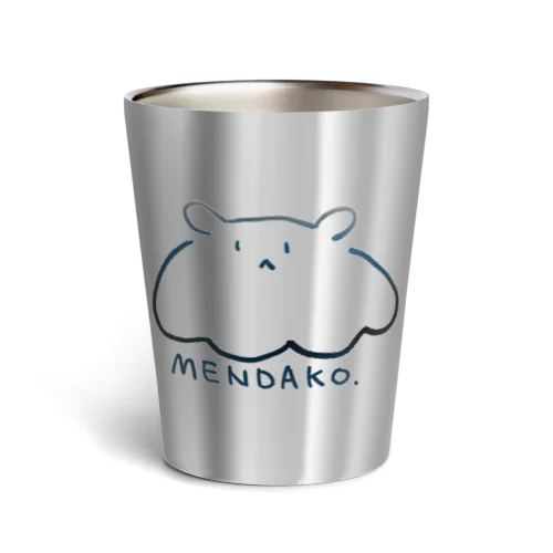 夜更け輪郭MENDAKO. Thermo Tumbler