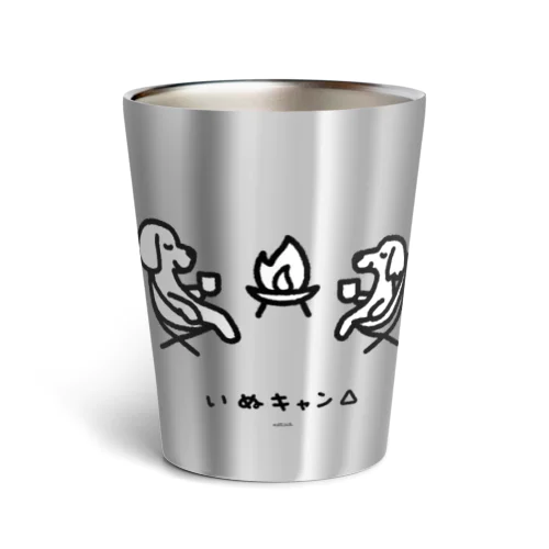 いぬキャン△ Thermo Tumbler