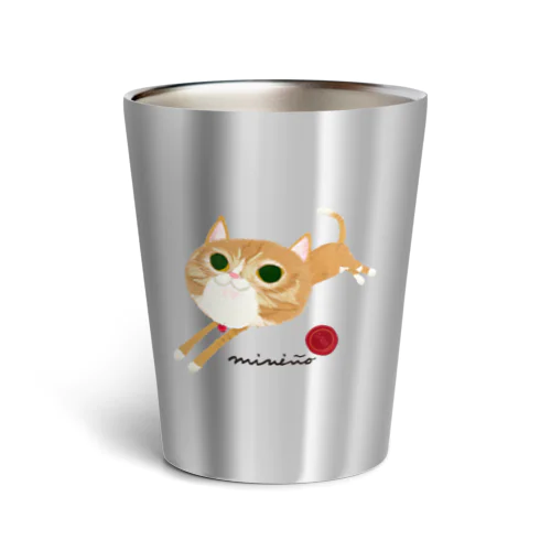 ミックス猫（名前入り） Thermo Tumbler