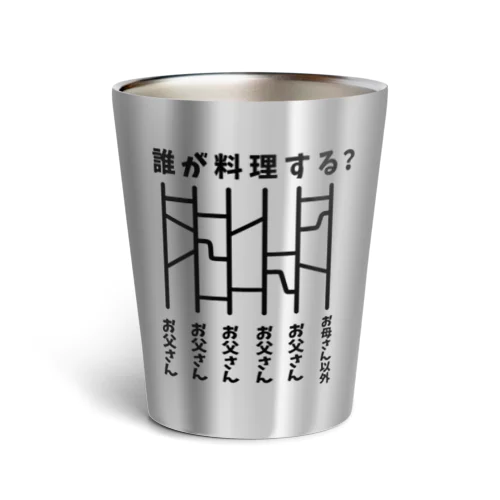 誰が料理する？（あみだくじ） Thermo Tumbler