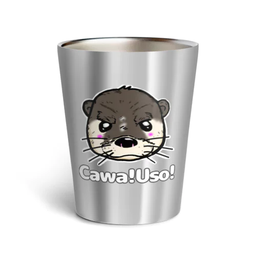 Cawa! Uso!  かわ！うそ！くん。 Thermo Tumbler