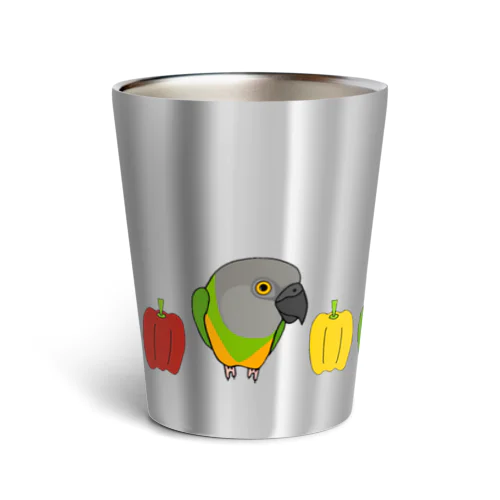 セネガルパロット＆カラーピーマン Thermo Tumbler