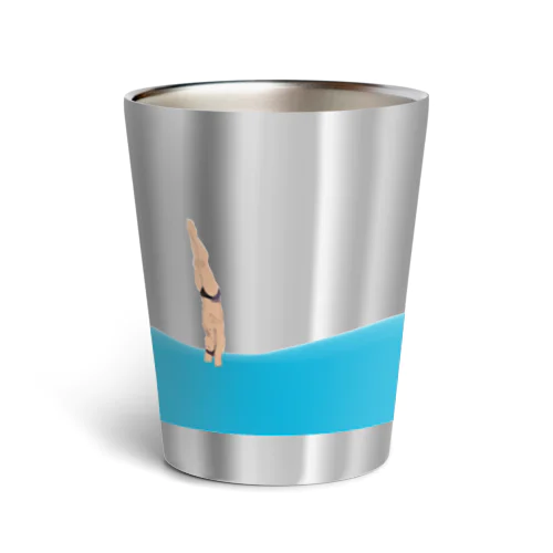 夏でも冬でも飛び込み選手 Thermo Tumbler