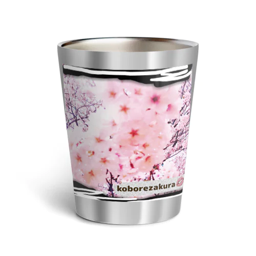 モコモコ🌸零れ桜 Thermo Tumbler