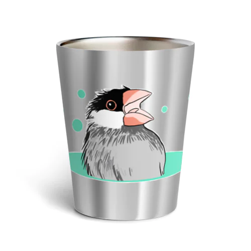 サッパリ文鳥 Thermo Tumbler