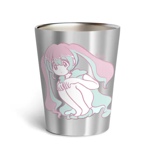 やわらかツインテ Thermo Tumbler