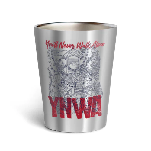 YNWA[navy×red] Thermo Tumbler