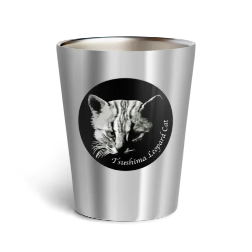 Tsushima Leopard Cat_1 Thermo Tumbler