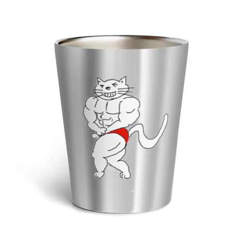 猫ニャッチョ💪(KAZU) Thermo Tumbler