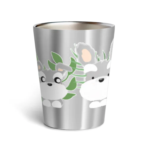 ふんわりならぶシュナ Thermo Tumbler