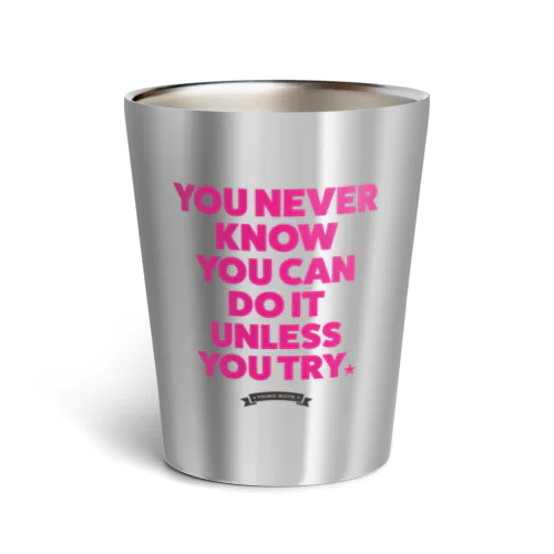 TRY / PINK Thermo Tumbler