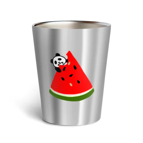 スイカ★パンダ Watermelon Panda サーモタンブラー