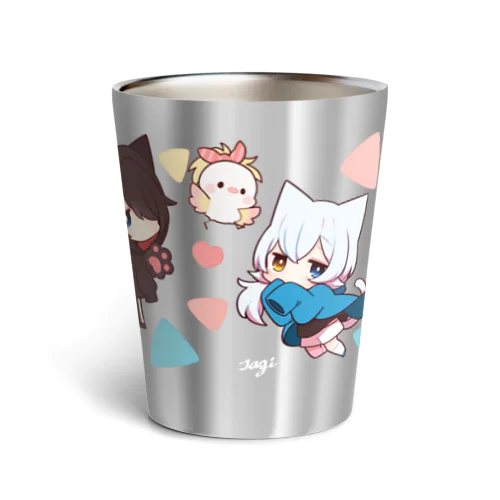 猫少年とあるトリ Thermo Tumbler