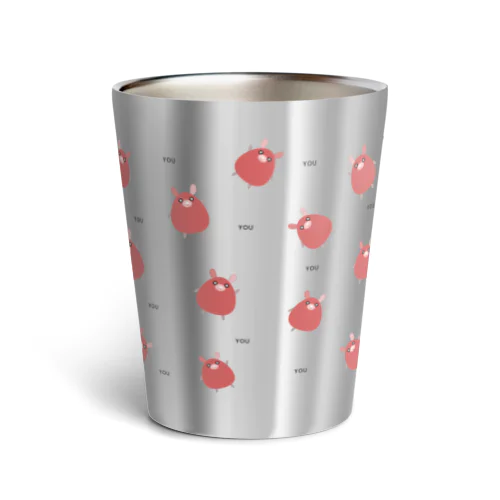 赤いうさねずみん Thermo Tumbler