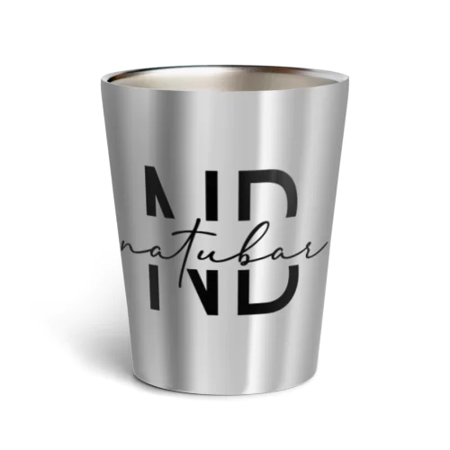 NATUbarロゴサーモタンブラー(黒字) Thermo Tumbler