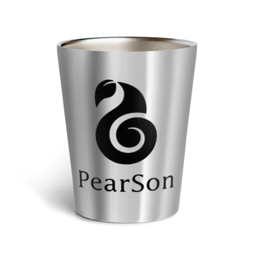 PearSon 黒 縦 Thermo Tumbler