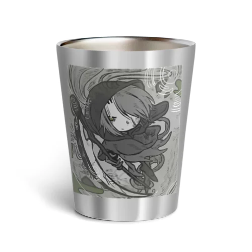 ハロウィン・ひとぎらいの死神【LLOWEENシリーズ】 Thermo Tumbler