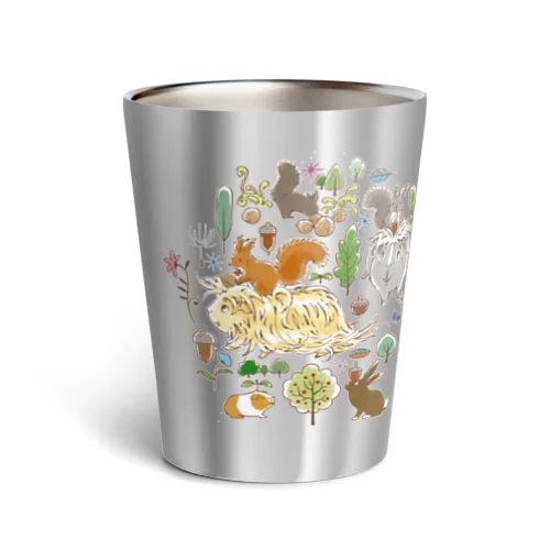 モルとリスの森 Thermo Tumbler