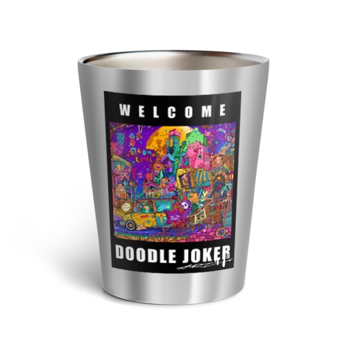 DOODLE TOWN Thermo Tumbler