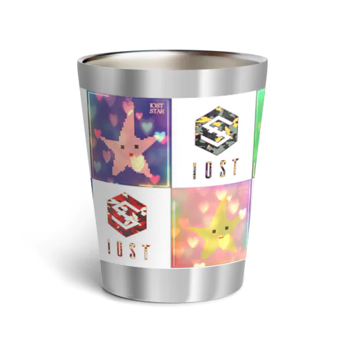 IOST【ロゴ+如月スター】 Thermo Tumbler