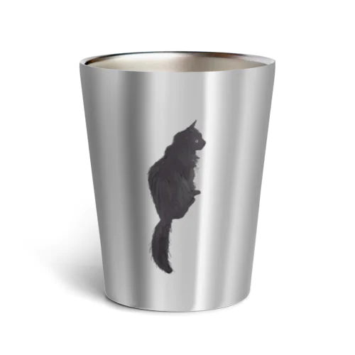 黒猫 Thermo Tumbler