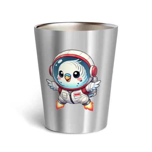 宇宙服インコちゃん Thermo Tumbler