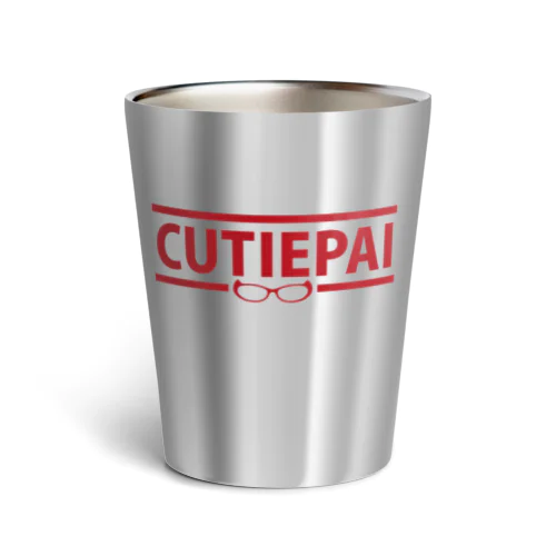 CUTIEPAI LOGO RED Thermo Tumbler