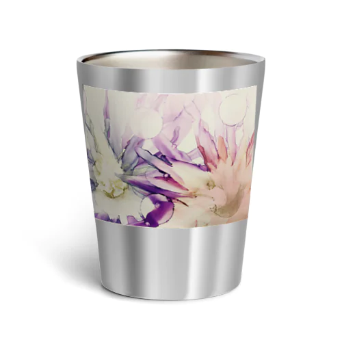 flowers Thermo Tumbler