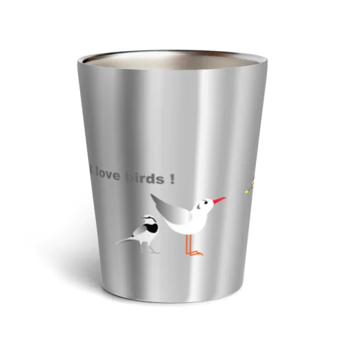 I love birds ! 3 Thermo Tumbler