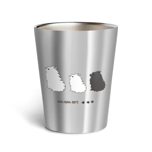 ポメラニアンの散歩 Thermo Tumbler