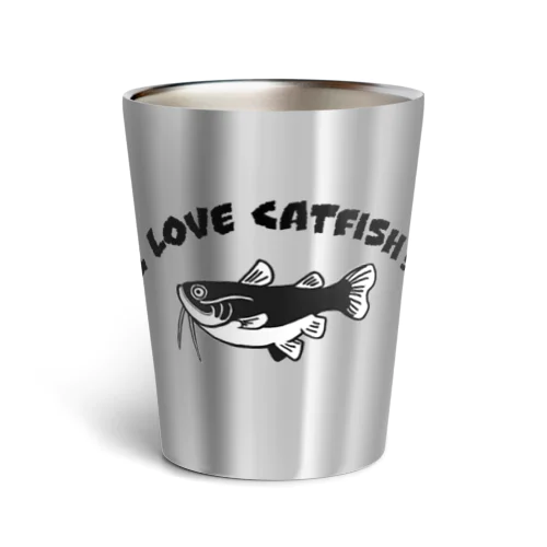 I LOVE CATFISH＿BL Thermo Tumbler