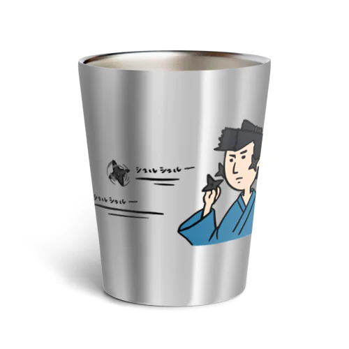 もみあげ手裏剣 Thermo Tumbler