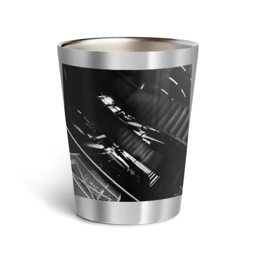 #ruins wearll green(Monochrome) Thermo Tumbler