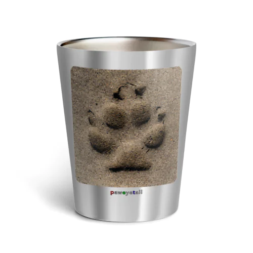 犬の足跡 Thermo Tumbler