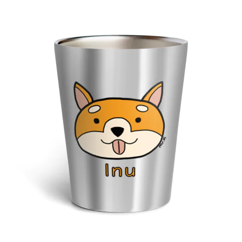 Inu (犬) 色デザイン Thermo Tumbler