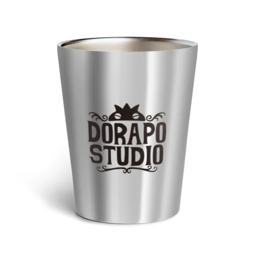 ドラポスタジオサーモタンブラー(ロゴ黒) Thermo Tumbler