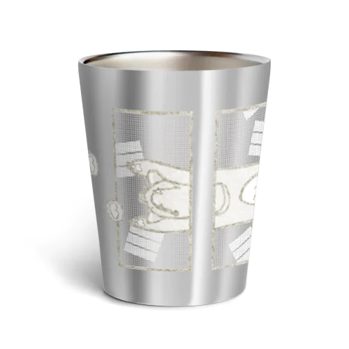 背伸びねこ Thermo Tumbler