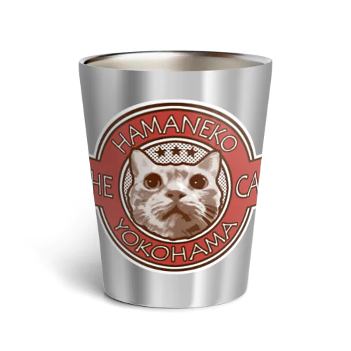 はまねこRed Thermo Tumbler