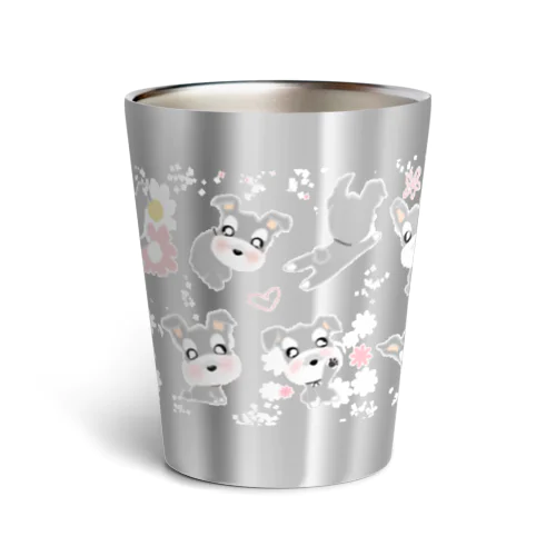 あっちこっちにシュナですね Thermo Tumbler