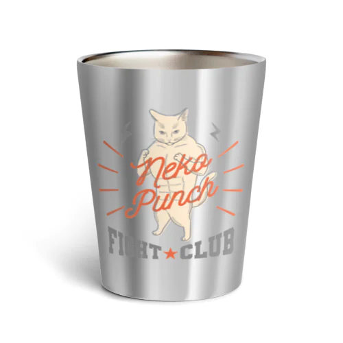 ネコパンチ☆ファイトクラブ Thermo Tumbler