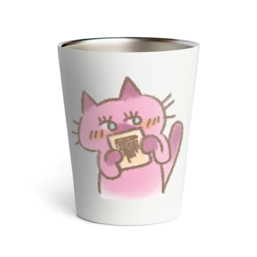 あらやだわにゃんこ Thermo Tumbler