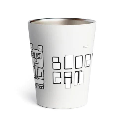 #BLOCKCAT（黒） Thermo Tumbler