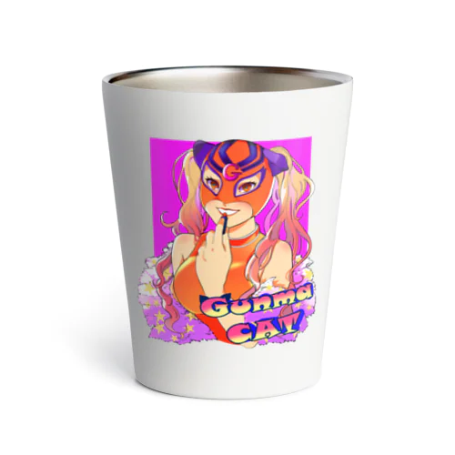 群馬キャット x Uno Dinero Thermo Tumbler