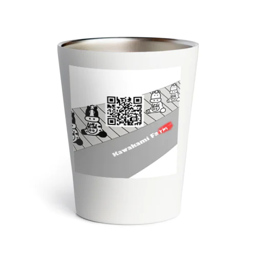 プロペラさんデザインQRコードステッカー Thermo Tumbler