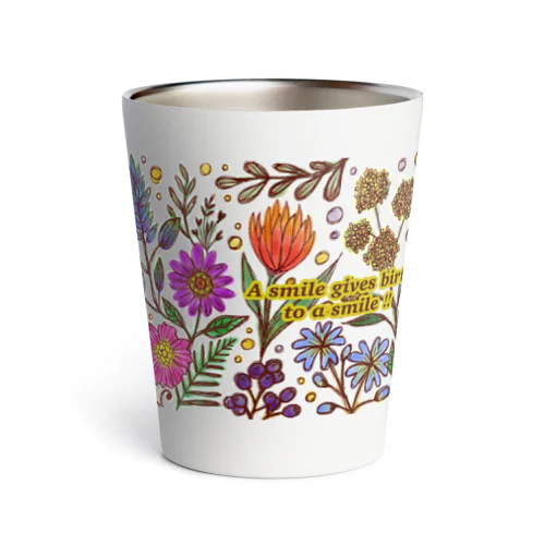 Garden flower Thermo Tumbler