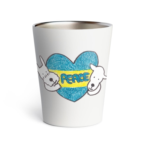 ウクライナ応援団　paritora Thermo Tumbler