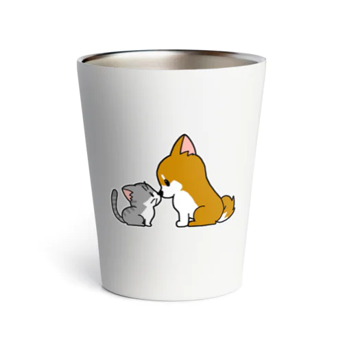 柴犬と子猫 Thermo Tumbler